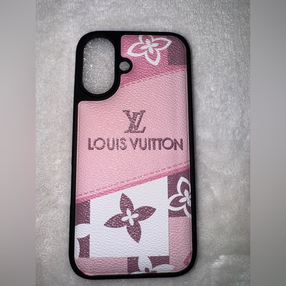 Pink and White Phone Case for iPhone
